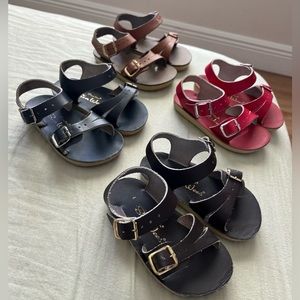 Salt water sandals $15 each or $40 for them all